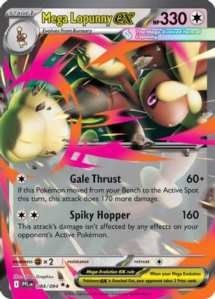 Mega Lopunny ex - 084/094 - ME02: Phantasmal Flames #084