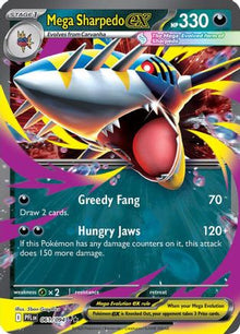 Mega Sharpedo ex - 061/094 - ME02: Phantasmal Flames #061