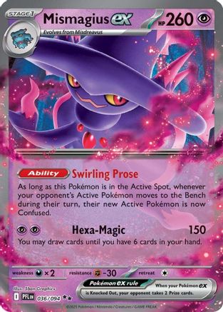 Mismagius ex - 036/094 - ME02: Phantasmal Flames #036