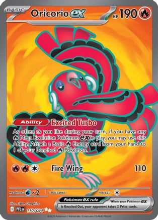 Oricorio ex - 110/094 - ME02: Phantasmal Flames #110