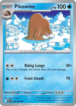 Piloswine - ME02: Phantasmal Flames #024