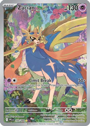 Zacian - 100/094 - ME02: Phantasmal Flames #100