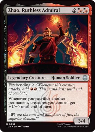 Zhao, Ruthless Admiral - Avatar: The Last Airbender #252