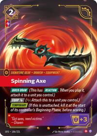 Spinning Axe - (SFD-186/221) - Near Mint (*Foil )