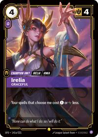 *Foil Irelia - Graceful (Alternate Art) — 141a/221