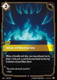 *Foil Altar of Memories — 169/221