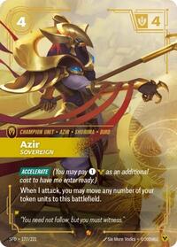 *Foil Azir - Sovereign — 177/221