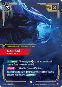 *Foil Rek'Sai - Breacher (Alternate Art) — 029a/221