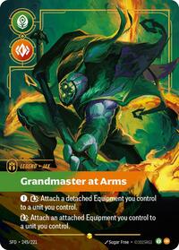 *Foil Jax - Grandmaster At Arms (Overnumbered) — 245/221