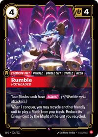 *Foil Rumble - Hotheaded — 026/221