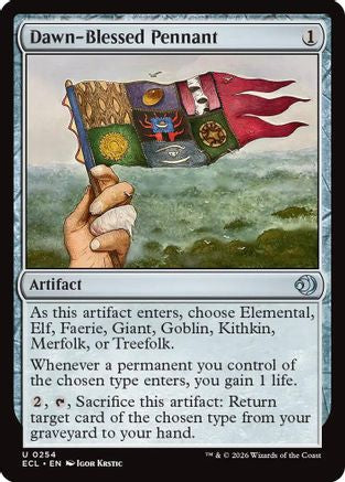 Dawn-Blessed Pennant - Lorwyn Eclipsed #254