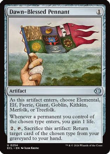 Dawn-Blessed Pennant - Lorwyn Eclipsed #254