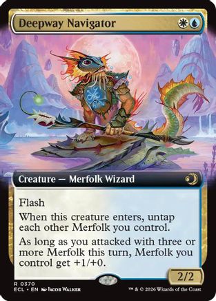 Deepway Navigator (Extended Art) - Lorwyn Eclipsed #370