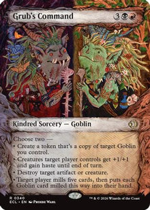 Grub's Command (Showcase) - Lorwyn Eclipsed #340