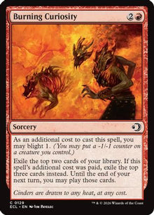 Burning Curiosity - Lorwyn Eclipsed #129