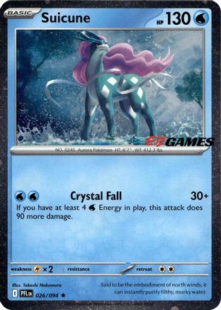 Suicune (EB Games Exclusive) - Miscellaneous Cards & Products #026
