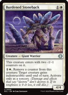 Burdened Stoneback - Lorwyn Eclipsed #8