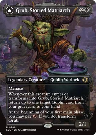 Grub, Storied Matriarch (Borderless) - Lorwyn Eclipsed #289