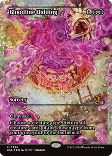Bloodline Bidding (Showcase) (Fracture Foil) - Lorwyn Eclipsed #395