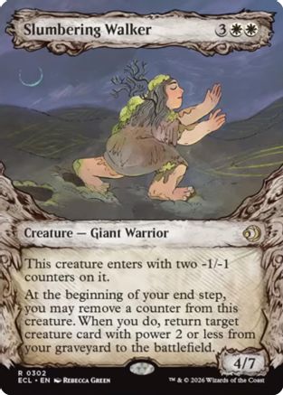 Slumbering Walker (Showcase) - Lorwyn Eclipsed #302