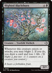 Blighted Blackthorn - Lorwyn Eclipsed #90