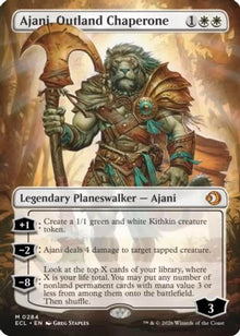 Ajani, Outland Chaperone (Borderless) - Lorwyn Eclipsed #284