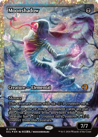 Moonshadow (0396) (Showcase) (Fracture Foil) - Lorwyn Eclipsed #396