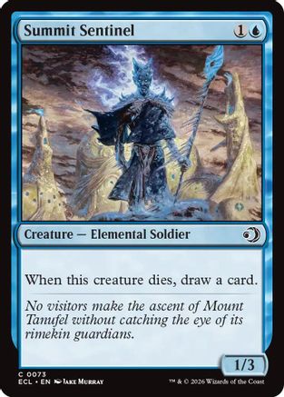 Summit Sentinel - Lorwyn Eclipsed #73