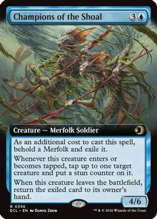 Champions of the Shoal (Extended Art) - Lorwyn Eclipsed #356