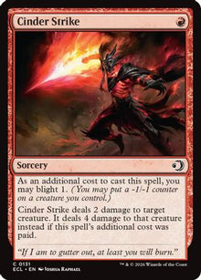 Cinder Strike - Lorwyn Eclipsed #131