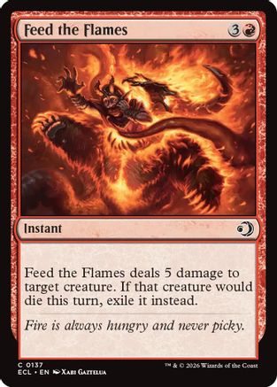 Feed the Flames - Lorwyn Eclipsed #137