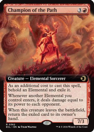 Champion of the Path (Extended Art) - Lorwyn Eclipsed #362