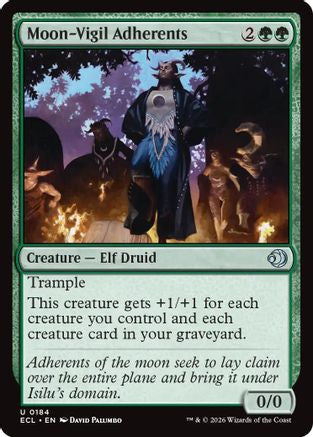 Moon-Vigil Adherents - Lorwyn Eclipsed #184