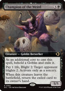 Champion of the Weird (Extended Art) - Lorwyn Eclipsed #360