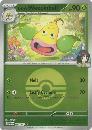 Erika's Weepinbell (Poke Ball) - ME: Ascended Heroes #005