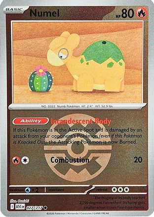 Numel - 027/217 (Quick Ball) - ME: Ascended Heroes #027
