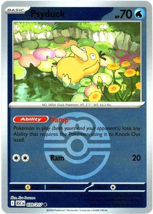 Psyduck - 039/217 (Love Ball) - ME: Ascended Heroes #039