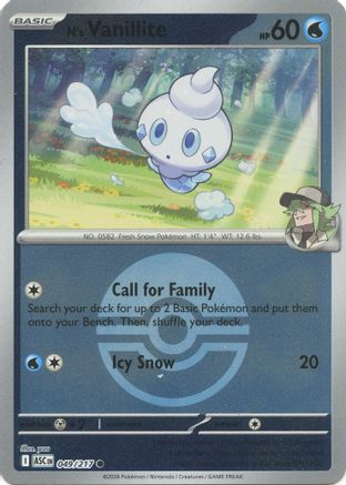 N's Vanillite (Poke Ball) - ME: Ascended Heroes #049