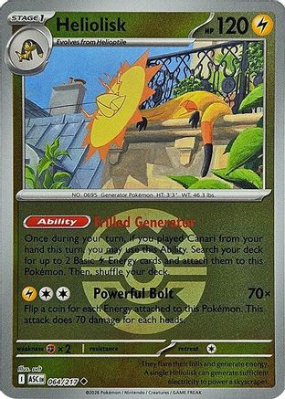 Heliolisk - 064/217 (Quick Ball) - ME: Ascended Heroes #064