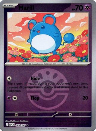 Marill - 083/217 (Friend Ball) - ME: Ascended Heroes #083
