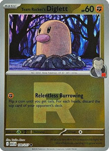 Team Rocket's Diglett (Team Rocket) - ME: Ascended Heroes #100