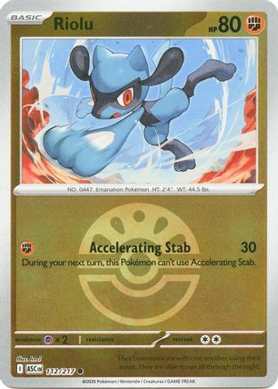 Riolu (Friend Ball) - ME: Ascended Heroes #112