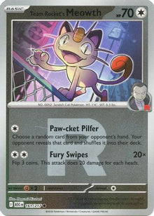 Team Rocket's Meowth (Team Rocket) - ME: Ascended Heroes #161