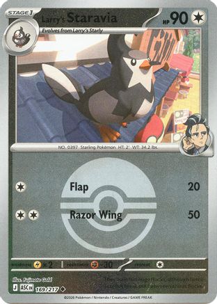 Larry's Staravia (Poke Ball) - ME: Ascended Heroes #169