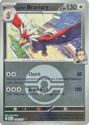 Larry's Braviary (Poke Ball) - ME: Ascended Heroes #174