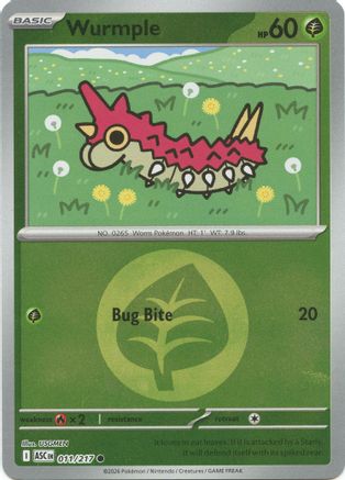 Wurmple (Energy Symbol Pattern) - ME: Ascended Heroes #011