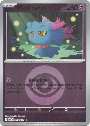 Misdreavus - 085/217 (Energy Symbol Pattern) - ME: Ascended Heroes #085
