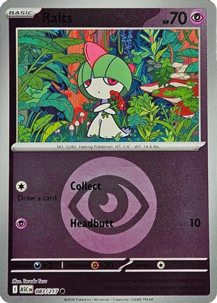Ralts (Energy Symbol Pattern) - ME: Ascended Heroes #087