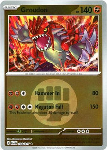 Groudon (Energy Symbol Pattern) - ME: Ascended Heroes #108