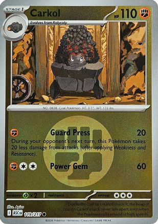 Carkol (Energy Symbol Pattern) - ME: Ascended Heroes #119